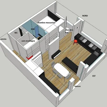 Spacieux Renove Avec Wifi Et Au Pied Des Pistes - Fr-1-455-11 Apartamento *